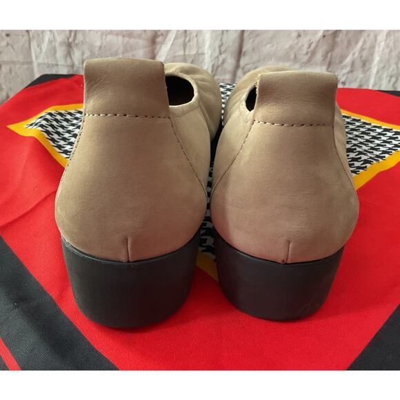 Aetrex Brianna Women’s Size 8.5 Tan Leather Comfort Ballet Flats Excellent - Picture 5 of 7